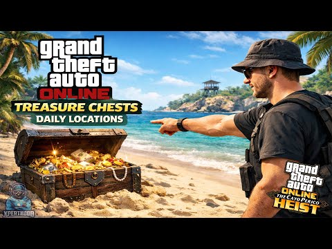 Cayo Perico Treasure Chest Locations For Feb 1st 2026 | GTA Online | The Cayo Perico Heist DLC
