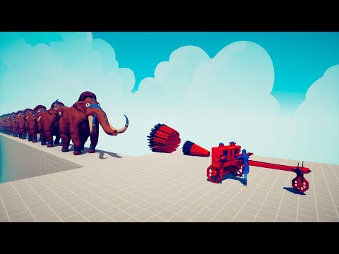 10x MAMMOTH vs EVERY GOD - Totally Accurate Battle Simulator TABS