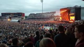 Courteeners old trafford manchester are you in love with the notion ? 27th May 2017