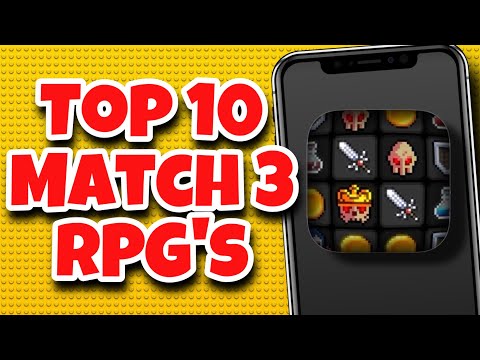 The Top 10 Match 3 RPG's On Mobile | iOS & Android - YouTube