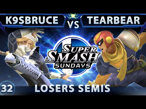 SSS 32 - Tearbear (Falcon) Vs. K9sbruce (Sheik) Smash 4 - Losers Semis - Sm4sh WiiU