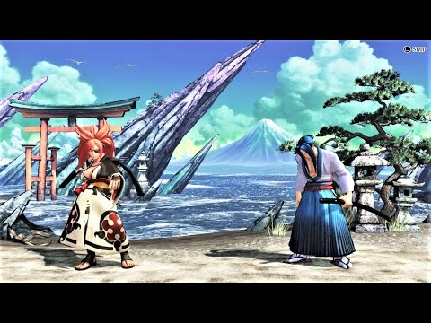 Baiken vs Tachibana Ukyo (Hardest AI) - Samurai Shodown