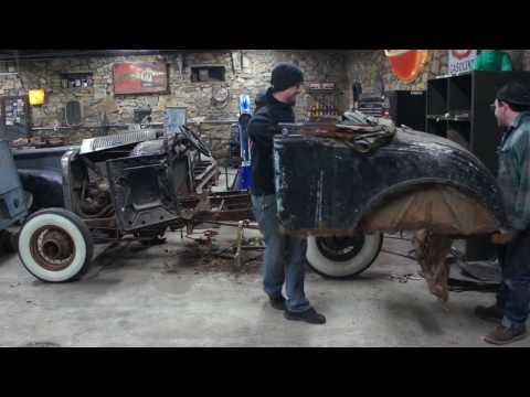 How to Remove Ford Model A Body- Sweet Heart Roadster Ep 4