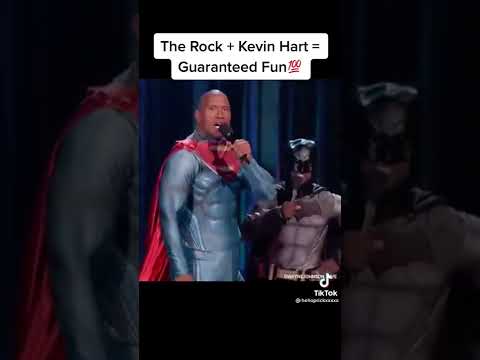 The Rock and Kevin Hart making fun of the Avengers😂😂
