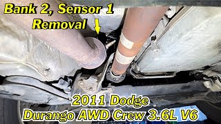 2011 Dodge Durango 3.6L AWD Crew bank 2 sensor 1 oxygen sensor “Simulated” removal
