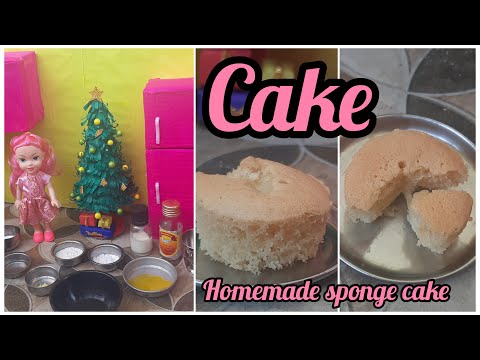 Sponge Cake | How to Make Cake Without Oven | Sponge Cake Recipe | Gomathy Mini Cooking | Tamil