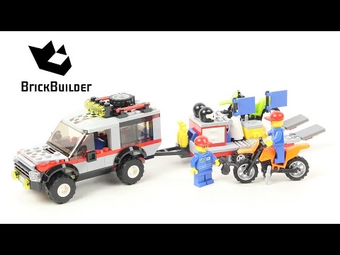 Vidéo LEGO City 4433 : Le transporteur de motos tout-terrain