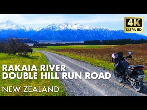 KLR650 | Adventure Motorcycle Riding | Double Hill Run Road, NZ | GoPro Hero 9 Test | 4K Ultra HD