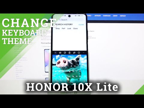 How to Customize Keyboard Theme in HONOR 10X Lite