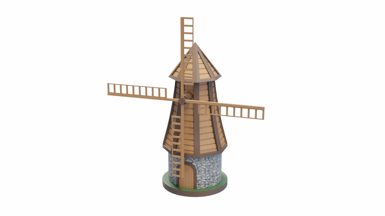 Windmill 2 3D Model