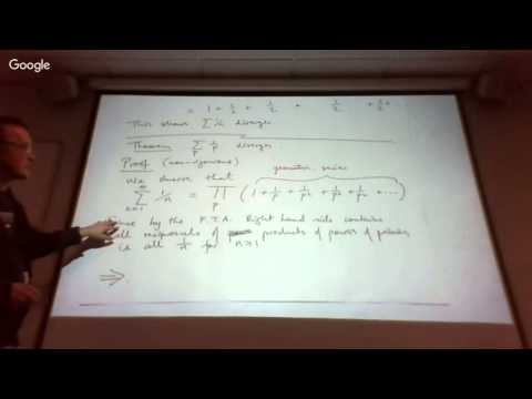 The divergence of the series of reciprocals of the primes