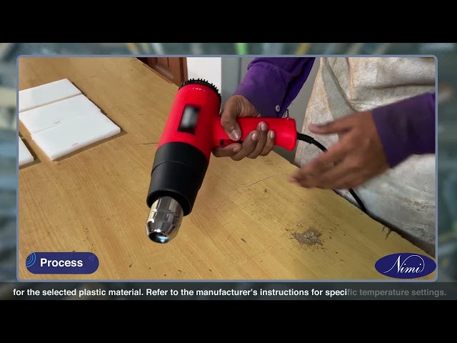Make a plastic tank with plastic sheet of PVC dimension 150 x 100 x 100 mm