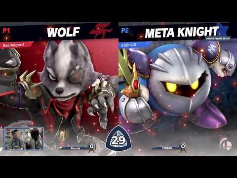 Helluva Weekly #29 - Alruna (Wolf, Mario, Ike) Vs. SSB100 (Meta Knight, Banjo, Lucina) - L. Finals