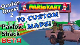 10 Custom Pavlov: Shack Beta MAPS in 10 Minutes! - Oculus Quest 2 App Lab Build 24