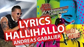 HALLIHALLO Lyrics | Andreas Gabalier | Lyric & Songtexte (animiert)