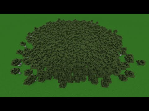 Infinite Forest Generator with Only One Sapling in Vanilla Minecraft