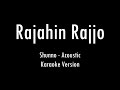 Rajahin Rajjo Shunno Acoustic Karaoke With Lyrics Only Guitar Chords
