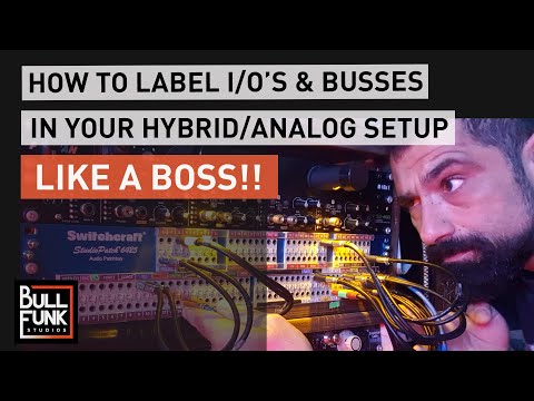 How To Label I/O's & Busses in Logic & Patchbays