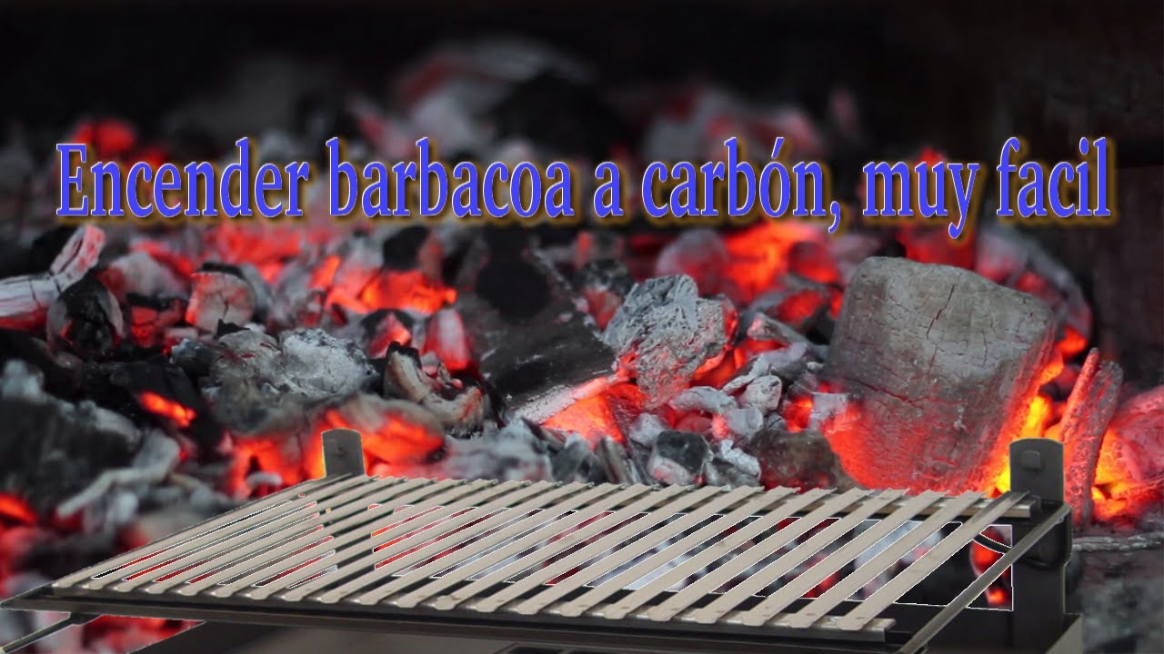 Encender barbacoa a carbón muy facil, para principiantes