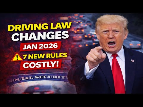 USA Driving Law Changes Jan 2026 — 7 New Rules That Could Cost You Big Money