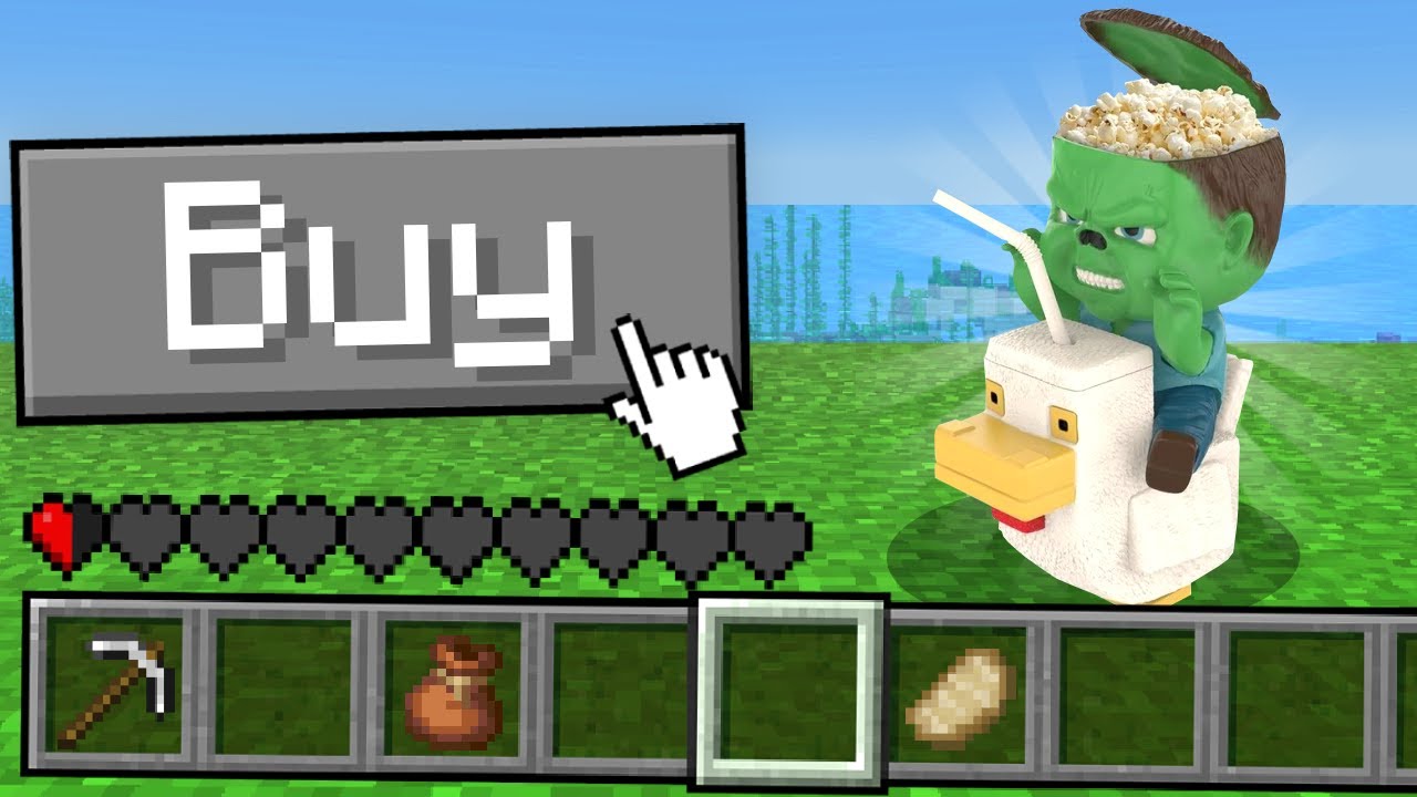 If I Take Damage I Have To Buy Dumb Minecraft Merch...