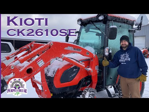 Kioti CK2610 SE HST Cab tractor. In-depth review and test drive.