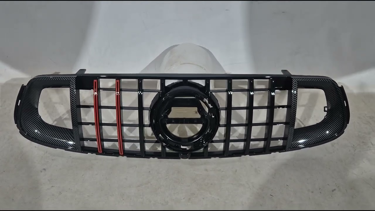 Mercedes GLC Coupé C253 2016–2023 Voorgrille GT Panamericana GT-R (voor GLC 43 AMG/GLC 63 AMG/AMG-Line 2019-2022) Video 1