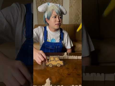 Tuntun Kichad me fasi 😱🚗 mini wood toy/ Woodworking art skills/ hand crafts #shorts