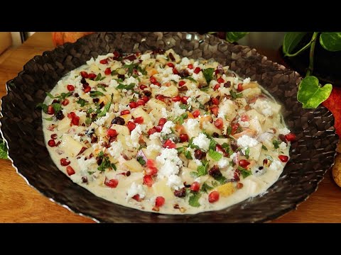 Cozy Autumn Fruit Salad with Creamy Yogurt Honey Dressing | Festive Fall Recipe