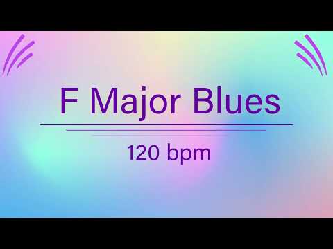 F Major Blues | 120 bpm | Jazz Swing | Play-Along Backing Track