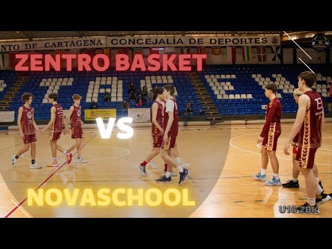 U18 MASCULINO. ZENTRO BASKET vs NOVASCHOOL. Semifinal del Torneo de baloncesto alto nivel ZBK.🏀