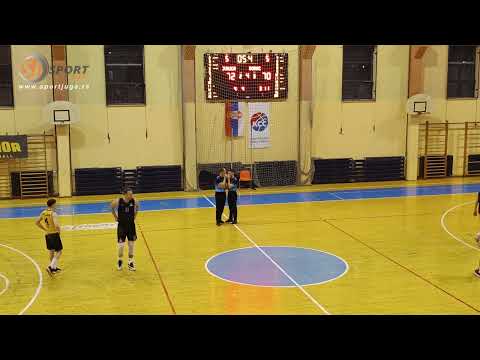 Košarka, 1. MRL ISTOK, 23. kolo, OKK Junior - Borac (LE) 73:71, završnica meča