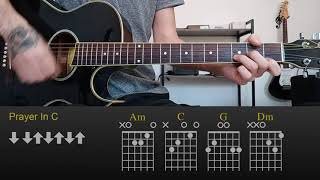 Lilly Wood &amp; The Prick and Robin Schulz - Prayer In C | Easy Guitar Lesson Tutorial