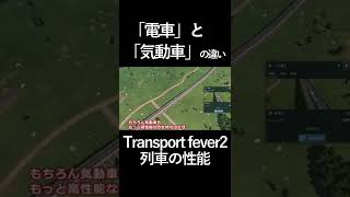 【Transport fever 2】気動車と電車の性能の違い