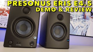 Video thumbnail for Really Great! Fender PreSonus Eris E4.5 Studio Monitors - Unboxing, Setup and Sound Tests by Landon Bailey Tech