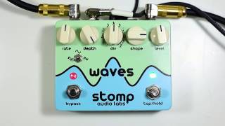 Video thumbnail for Stomp Audio Labs - Waves tap tremolo by Lance Seymour