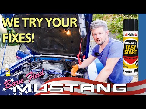 Reparatur unseres KAPUTTGEGANGENEN FORD MUSTANG mit IHREM RAT – Wird er ENDLICH LÄUFT?! Fox Body ...