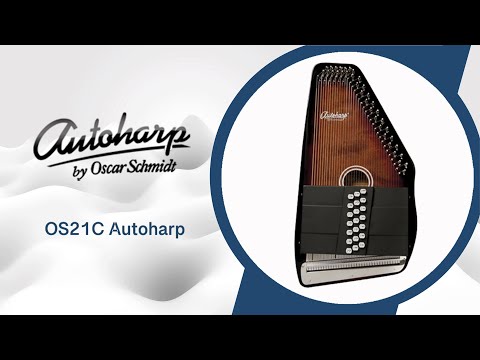 Oscar Schmidt OS21C 21 Chord Acoustic Auto Harp. Tobacco Sunburst. New with Full Warranty! image 2