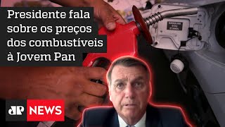 Bolsonaro: ‘Governadores dobraram o preço do litro do combustível’