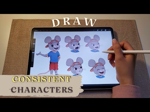 HOW TO DRAW CONSISTENT CHARACTERS! 6 Tips from a Children’s Book Illustrator