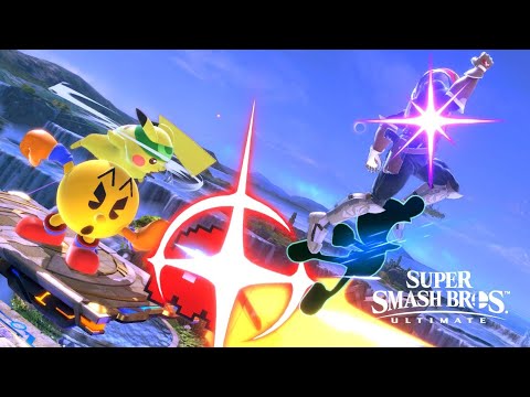 Casual SSBU Online Team Battle Pt.6(Pikachu,PacMan) vs (Captain Falcon,Mr.Game & Watch) We Won???