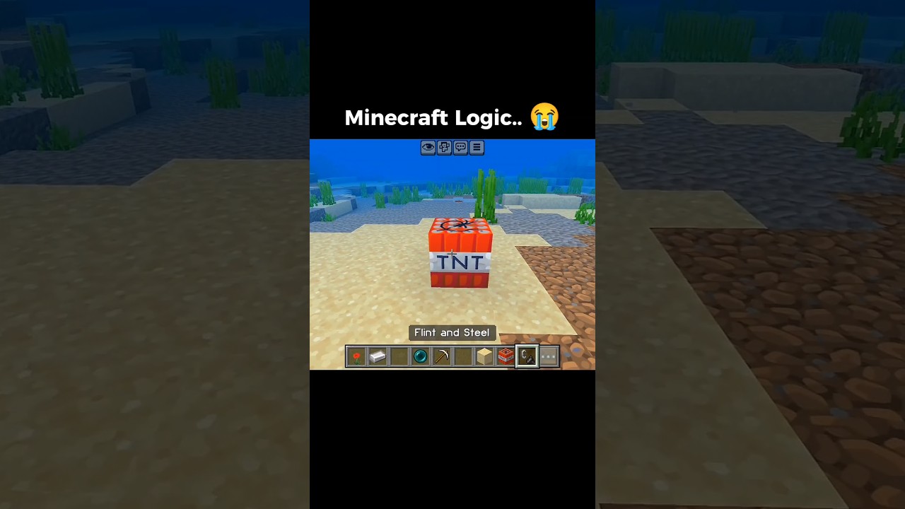 Minecraft Logic Is Just... DIFFERENT! 😂 #shorts