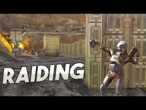 SOLO Raiding Hidden Bases For Huge Profit - ARK