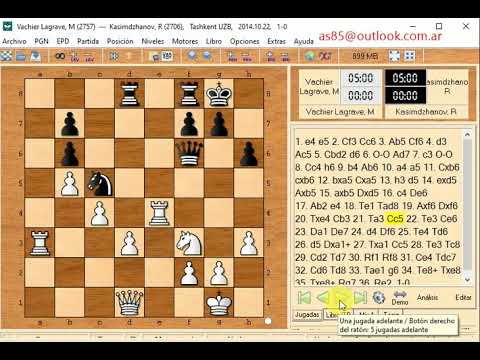 Vachier lagrave maxime and kasimdzhanov r 1 0    525