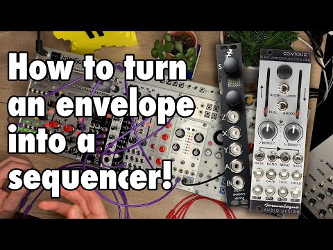 Making melodies from CV with Joranalogue Contour 1