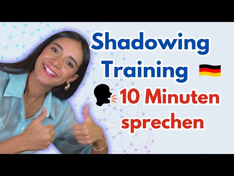 Shadowing Challenge 😎: 10 Minutes of Speaking 🗣️! 🇩🇪 Practice conversation in German