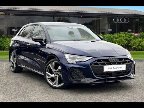 Approved Used Audi A3 Sportback Black Edition S tronic | Preston Audi