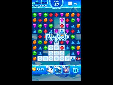 Jewel Pop Mania:Match 3 Puzzle Level 118 ( Ice Cream Town Episode ) - Walkthrough ( No Booster )