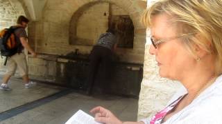 preview picture of video 'Reading Luke 1: 21-80 at Mary's Spring, Ein Kerem (Mary Visits Elizabeth and The Birth of John)'