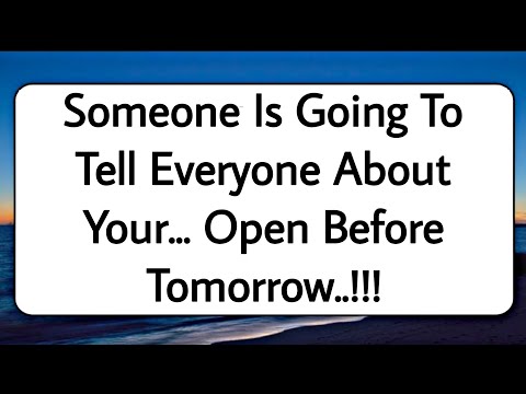 Someone is going to tell everyone about your... Open Before Tomorrow.. ✝️ Jesus Says 💌 #jesusmessage
